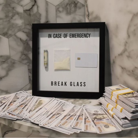 In Case Of Emergency Break Glass Coke Motivational Funny Gift Gag - Picture 5 of 7